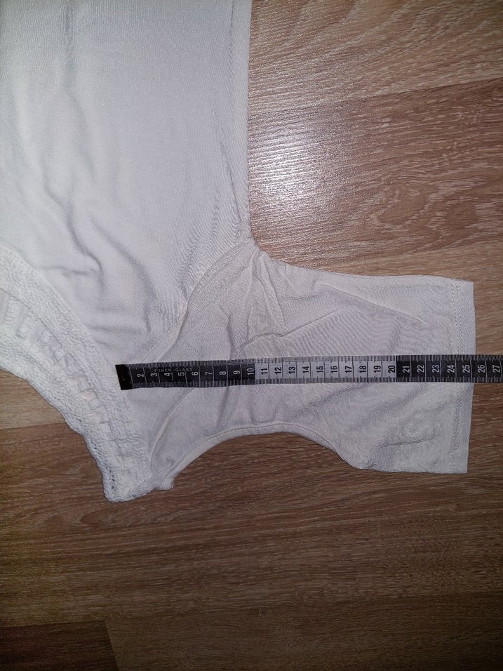 beyaz işlemeli kadın bluz - Görsel 3