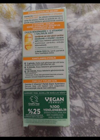 Garnier C Vitamini Aydınlatıcı Serum - Görsel 2