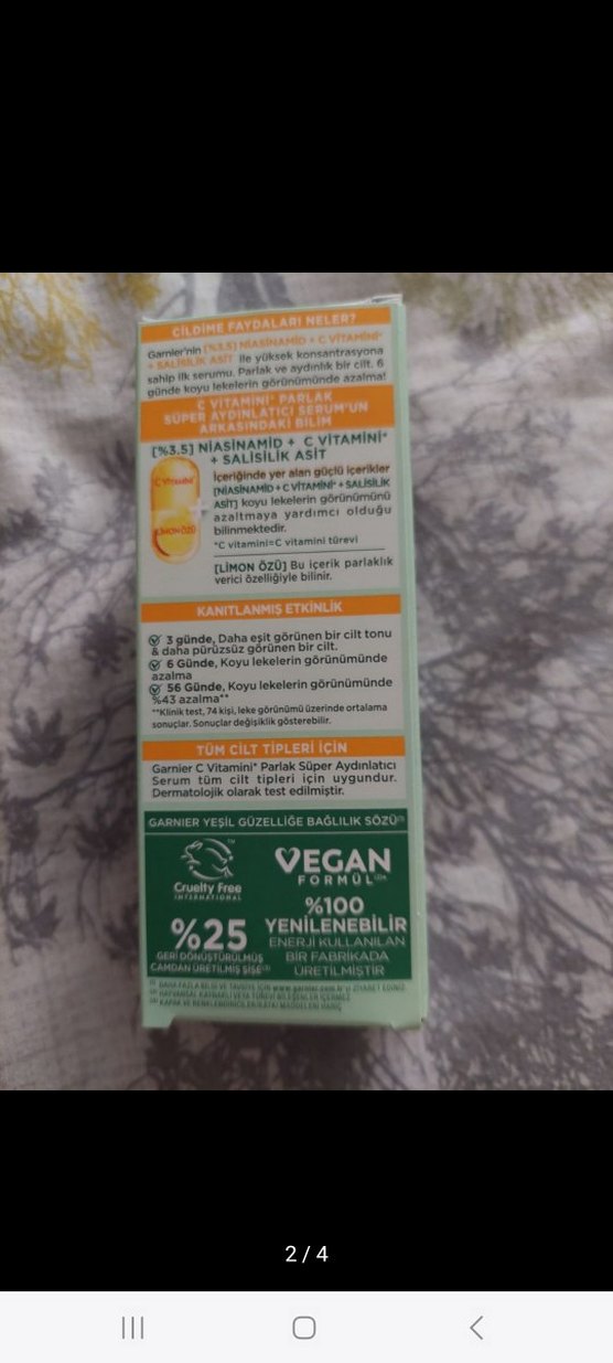 Garnier C Vitamini Aydınlatıcı Serum - Görsel 2
