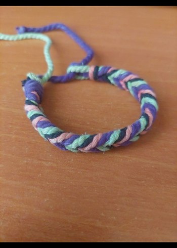 Renkli Yılan Desenli Elastik Kadın Bileklik - Görsel 2