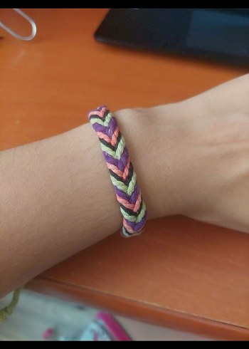 Renkli Yılan Desenli Elastik Kadın Bileklik - Görsel 3