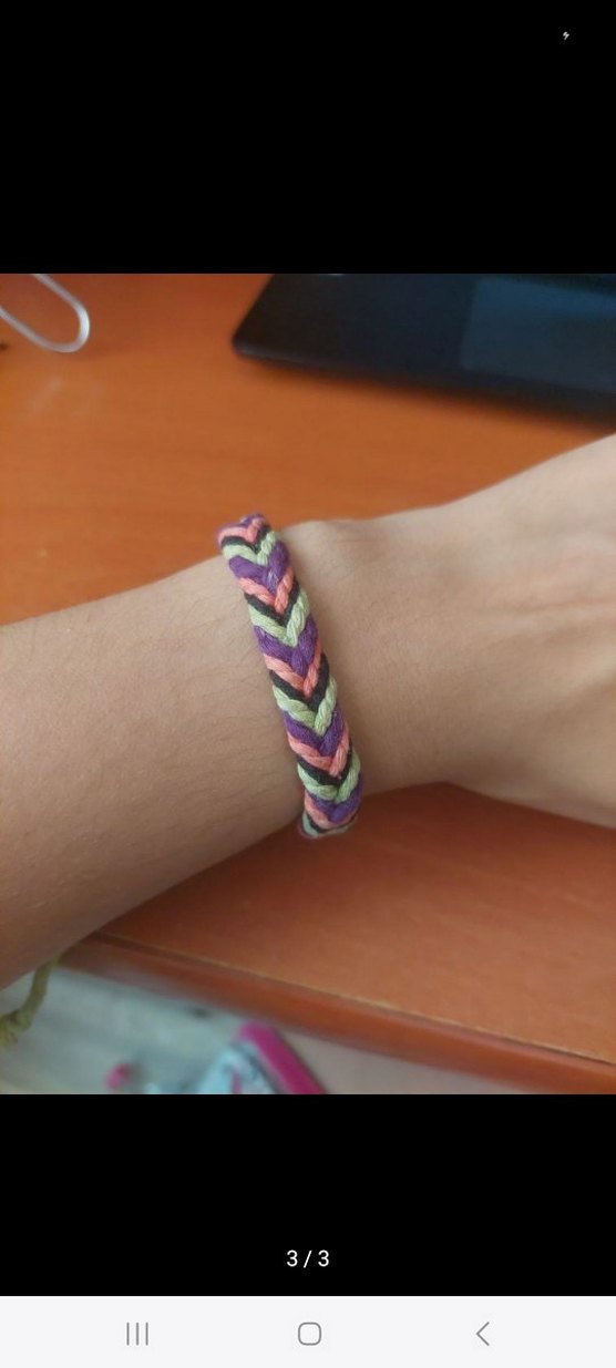 Renkli Yılan Desenli Elastik Kadın Bileklik - Görsel 3