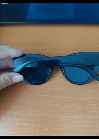 Siyah Cat Eye Güneş Gözlüğü - Görsel 3