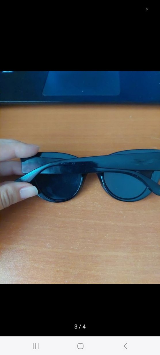 Siyah Cat Eye Güneş Gözlüğü - Görsel 3