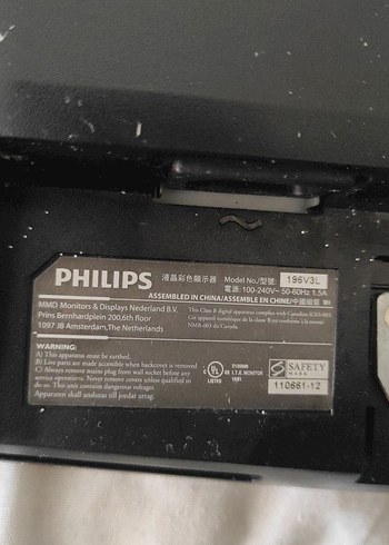 Philips Siyah Monitör - Görsel 3