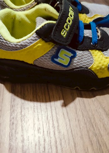 Sarı Renkli Çocuk Spor Ayakkabı Velcro