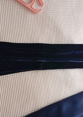 Lacivert Uzun Drapeli söz nişan Abiye Elbise - Görsel 7