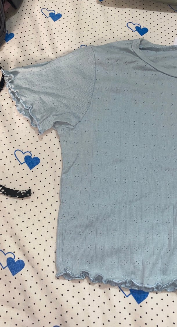 Mavi  Kısa Kollu tişört - Görsel 2