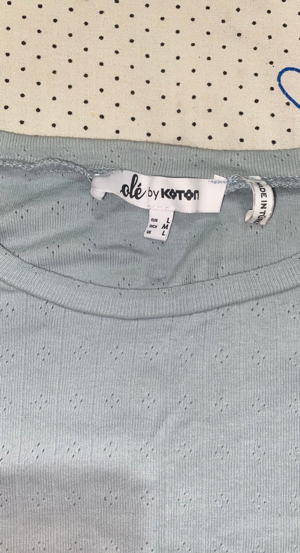 Mavi  Kısa Kollu tişört - Görsel 3