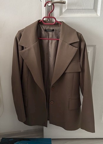 Zara Düğmeli Siyah Kadın Blazer Ceket