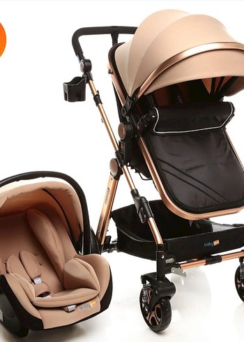 Koyu Kahverengi Bebek Arabası - Görsel 5