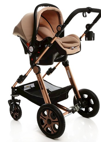 Koyu Kahverengi Bebek Arabası - Görsel 4