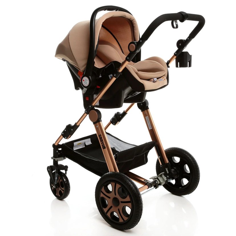 Koyu Kahverengi Bebek Arabası - Görsel 4