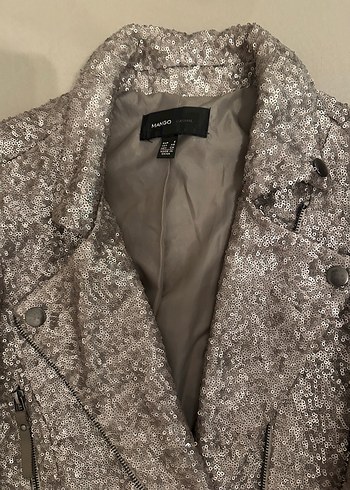 Mango Payetli Ceket - Görsel 3