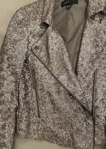 Mango Payetli Ceket - Görsel 4