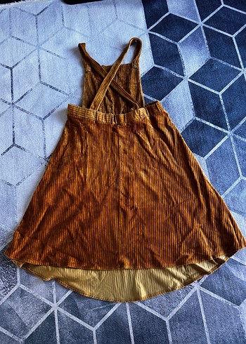 Lyn Mama Kadife Hamile Elbisesi - Görsel 2