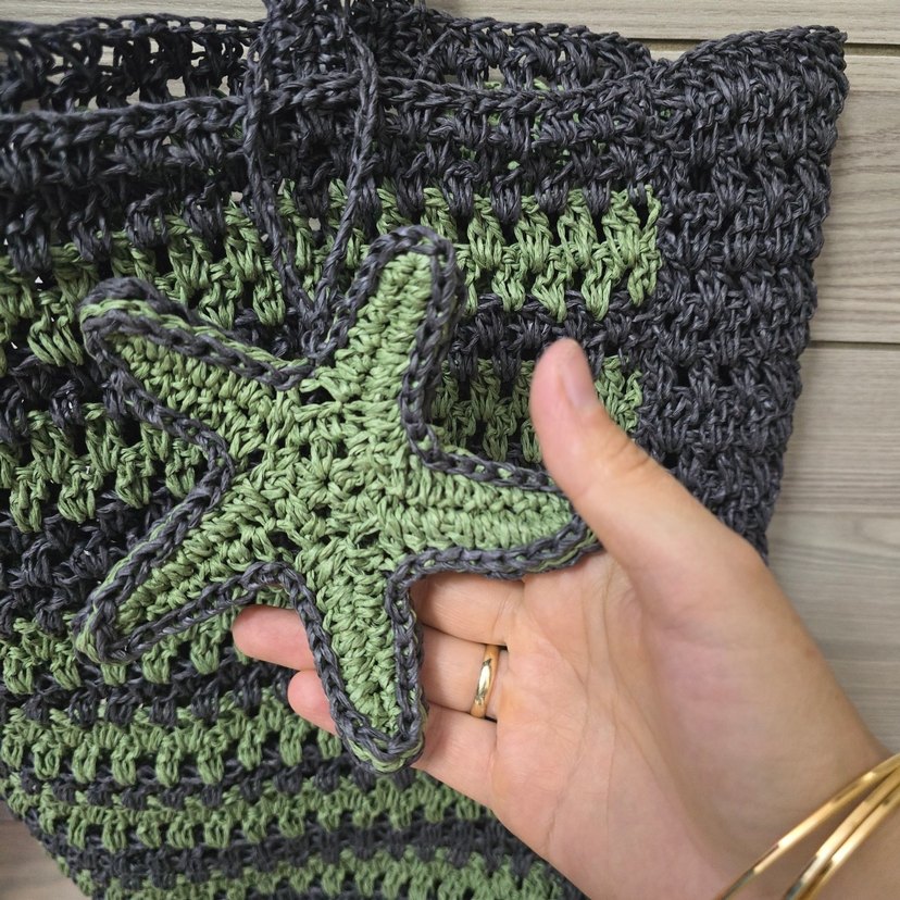 el örgüsü plaj çantası - Görsel 2