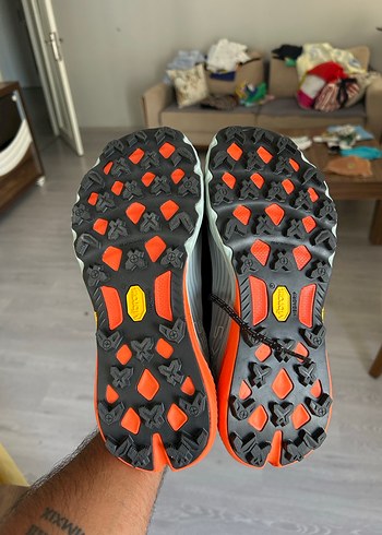 Merrell Merrell Desenli Gri Bağcıklı Spor Ayakkabı
