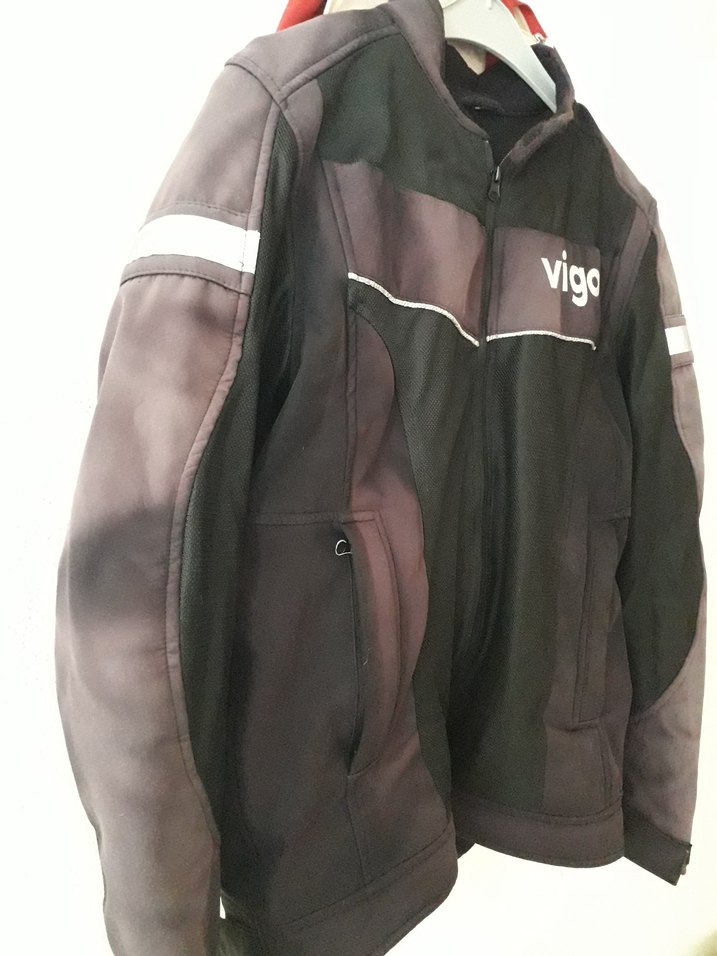 Siyah Erkek Biker Süet Ceket VIGO - Görsel 5