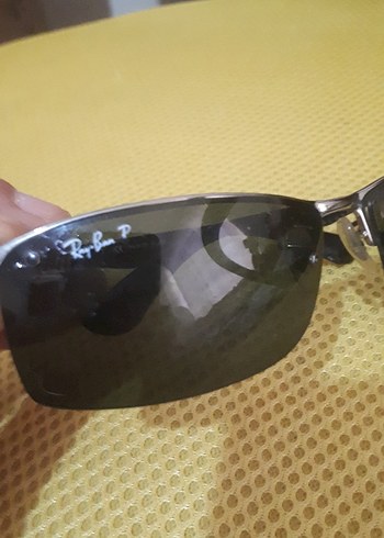 Ray-Ban Gri Erkek Minimalist Güneş Gözlüğü - Görsel 3