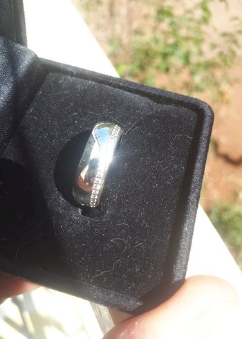 RODYUM KAPLAMALI GÜMÜŞ YÜZÜK. İSVEÇ KRALİYET MÜCEVHER FABRİKASI - Görsel 7