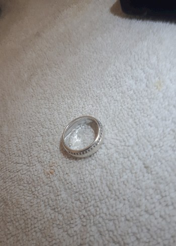 RODYUM KAPLAMALI GÜMÜŞ YÜZÜK. İSVEÇ KRALİYET MÜCEVHER FABRİKASI - Görsel 5