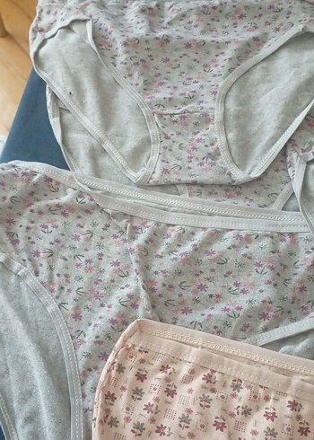 Bohem Tarzda Pastel Renkli Kadın Külot Seti - Görsel 3