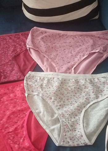 Nakışlı Pembe Bohem Kadın Külot - Görsel 3