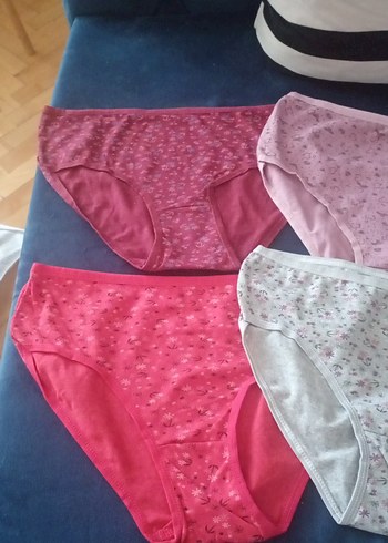 Nakışlı Pembe Bohem Kadın Külot - Görsel 2