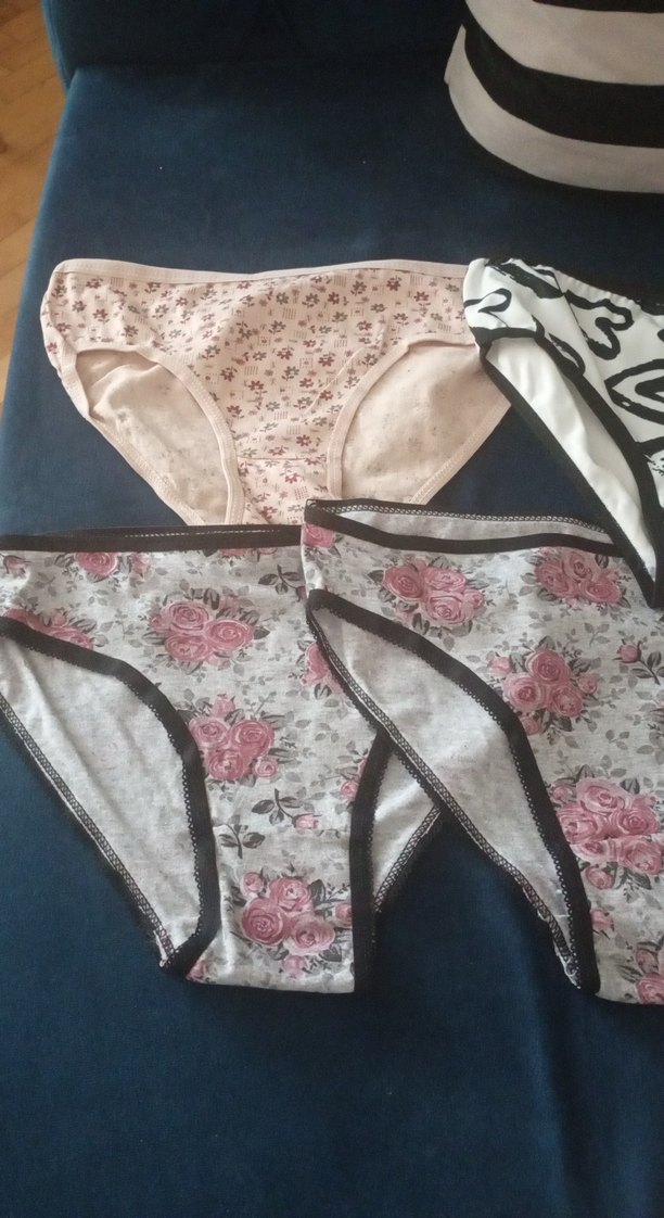 Baskılı Beyaz Kadın Midi Külot - Görsel 3