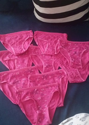 Renkli Pembe Midi Kadın İç Çamaşırı - Görsel 2