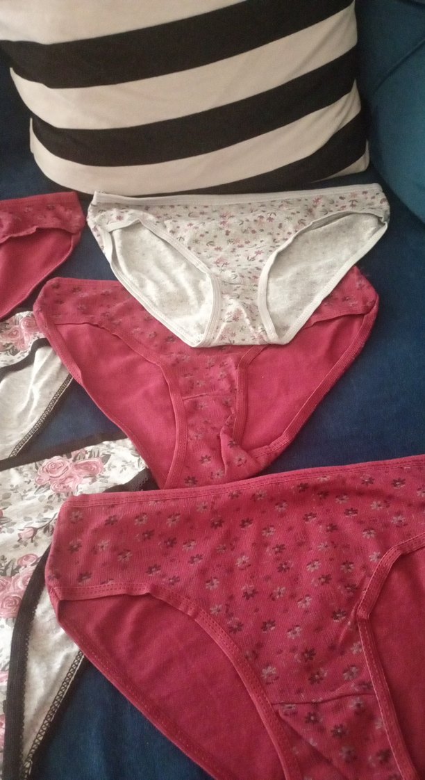 Pembe Gül Desenli Bohem Vintage Kadın Külot - Görsel 3