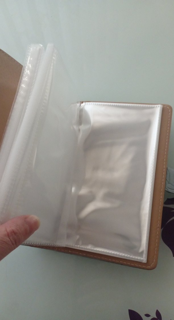 Gri Deri Kadın Cüzdanı Tokalı Desenli - Görsel 3