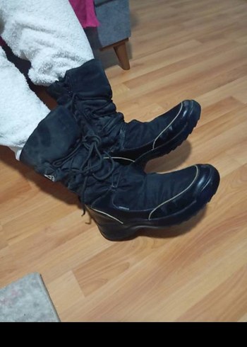 Erkek Siyah Kemerli Kayak Botu - Görsel 5