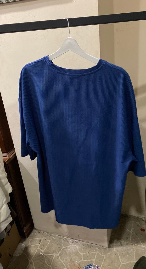 Mavi Kadın Midi Triko Elbise - Görsel 3