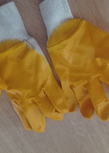 Sarı Erkek Eldiven - Minimalist Stil - Görsel 3