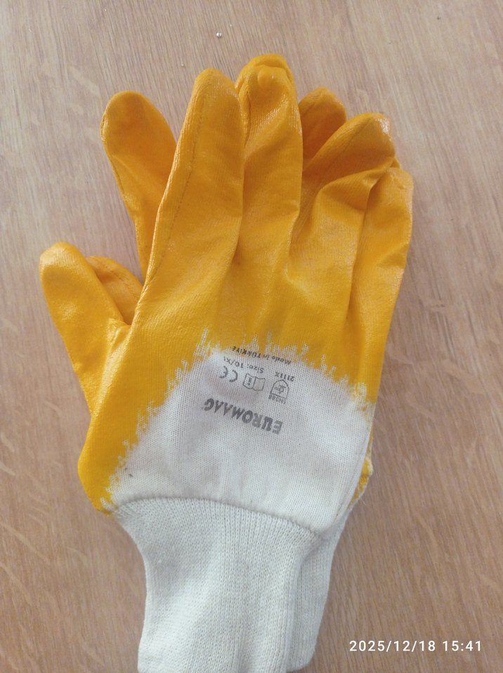 Sarı Erkek Eldiven - Minimalist Stil - Görsel 2