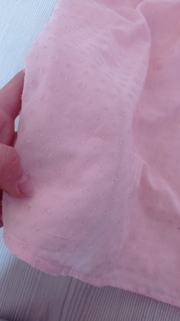 Pembe Fırfırlı çocuk elbise - Görsel 4