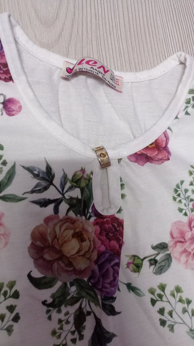 Çiçekli Bohem  Tişört - Görsel 4