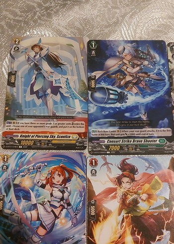 CARDFIGHT Vanguard 12 li Waifu Card Set - Görsel 7