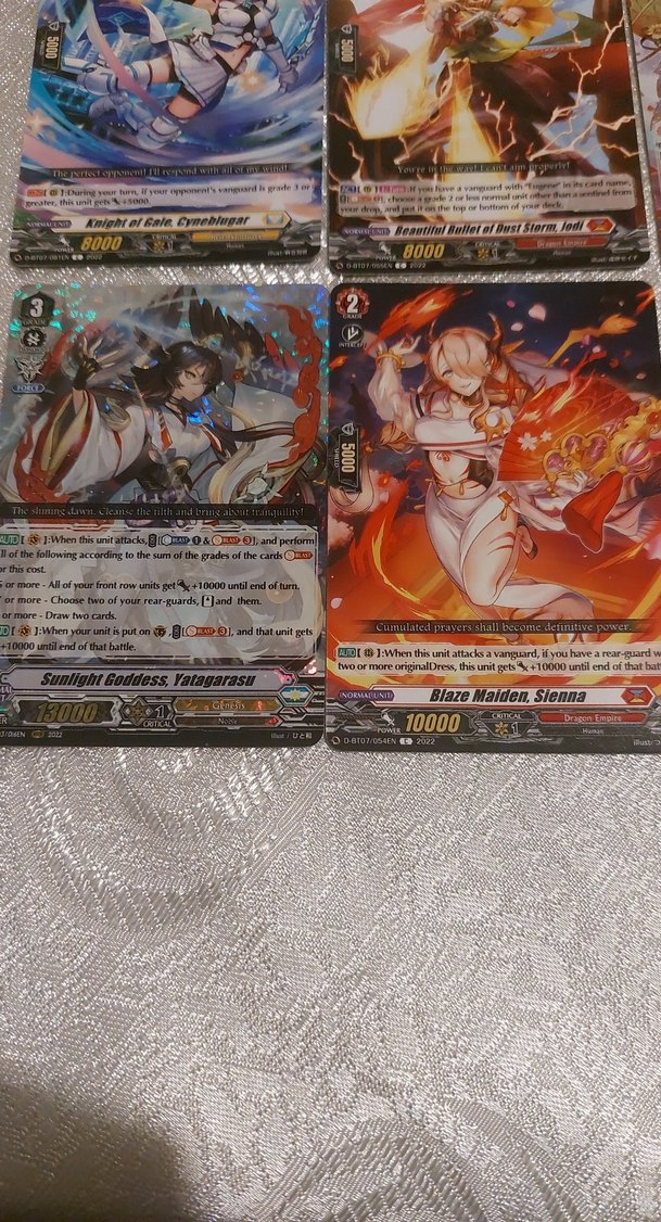 CARDFIGHT Vanguard 12 li Waifu Card Set - Görsel 3