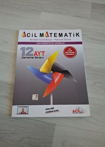 Acil Matematik 12 AYT Deneme Sınavı Kitabı