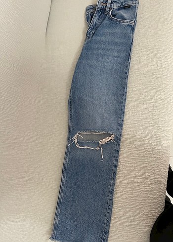 Mavi Jeans Düğmeli Mavi Kadın Denim Pantolon