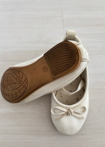 Beyaz Kız Çocuk Babet Ayakkabı - Görsel 3