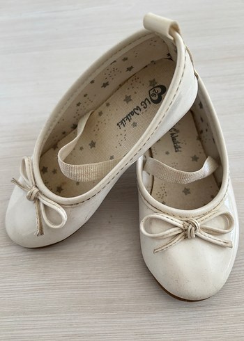 Beyaz Kız Çocuk Babet Ayakkabı - Görsel 2