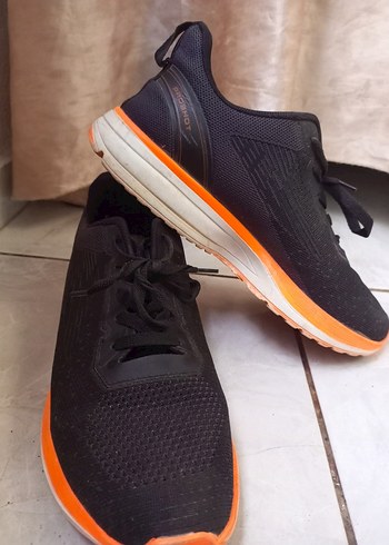 Turuncu Detaylı Siyah Erkek Koşu Ayakkabısı - Görsel 7