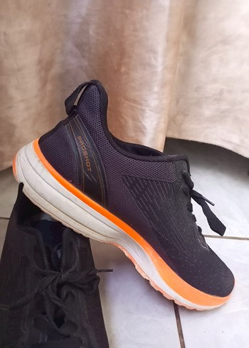Turuncu Detaylı Siyah Erkek Koşu Ayakkabısı - Görsel 8