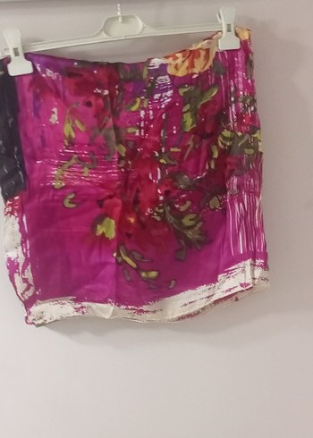 uguza ipek Desenli Kadın esarp - Görsel 6