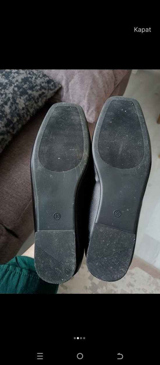 Tokalı Siyah Kadın Babet - Görsel 4