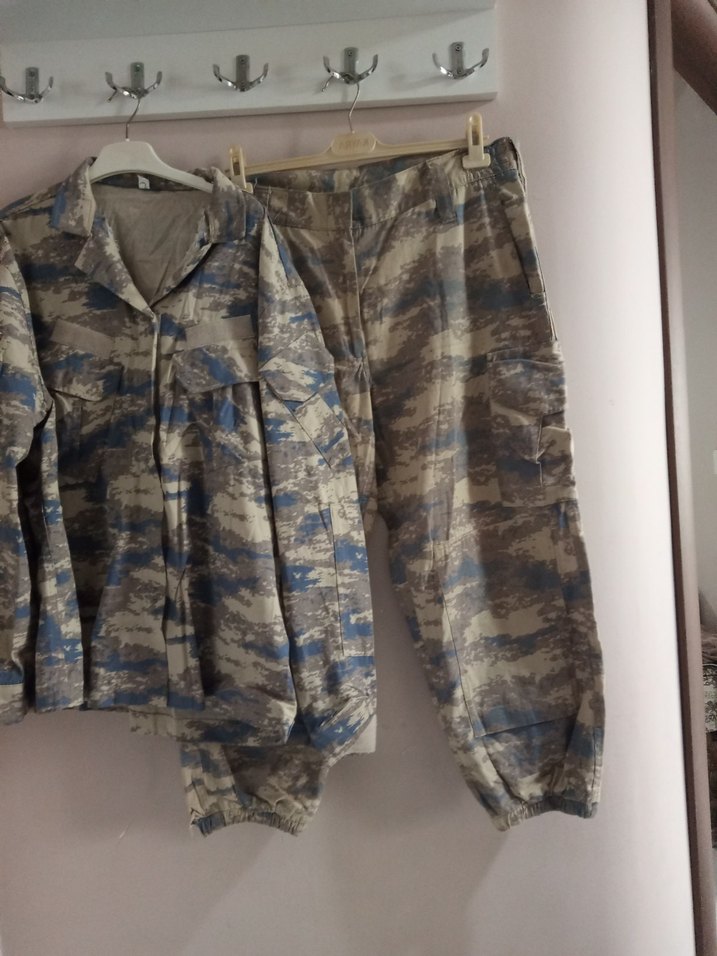 Diger Erkek Kamuflaj Desenli Bol Kesim Pijama Takımı - Görsel 3